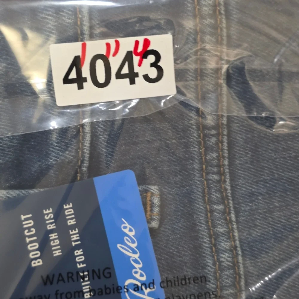 Wrangler Riding Jean Women 27x36 Blue High Rise Bootcut Rodeo Lillian‎ 112367607